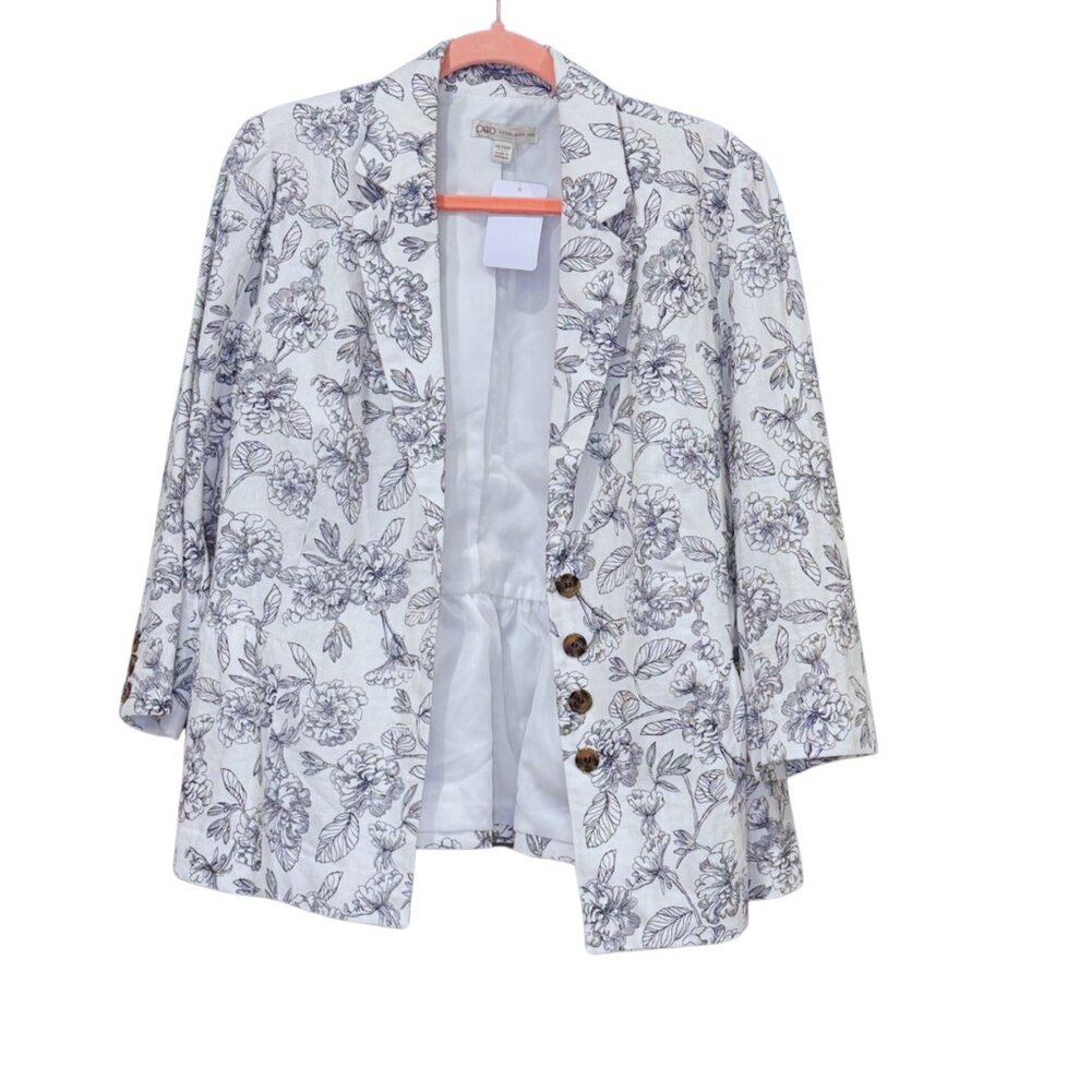 Ladies Size 14/16 - Cato Floral Print Blazer